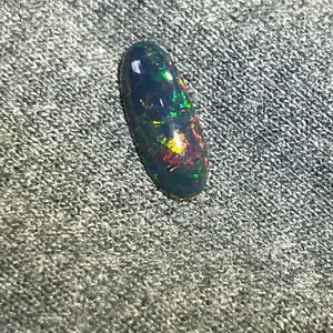 Polished Black Opal Crystal  Gemstone
