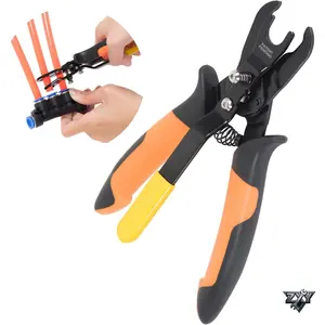 Push to Connect Fittings Disconnect Tool, Quick Release Pliers Air Line Removal Tool for 3/8", 1/2" (10-12mm) Pneumatic Air Hose Quick Connect Fittings