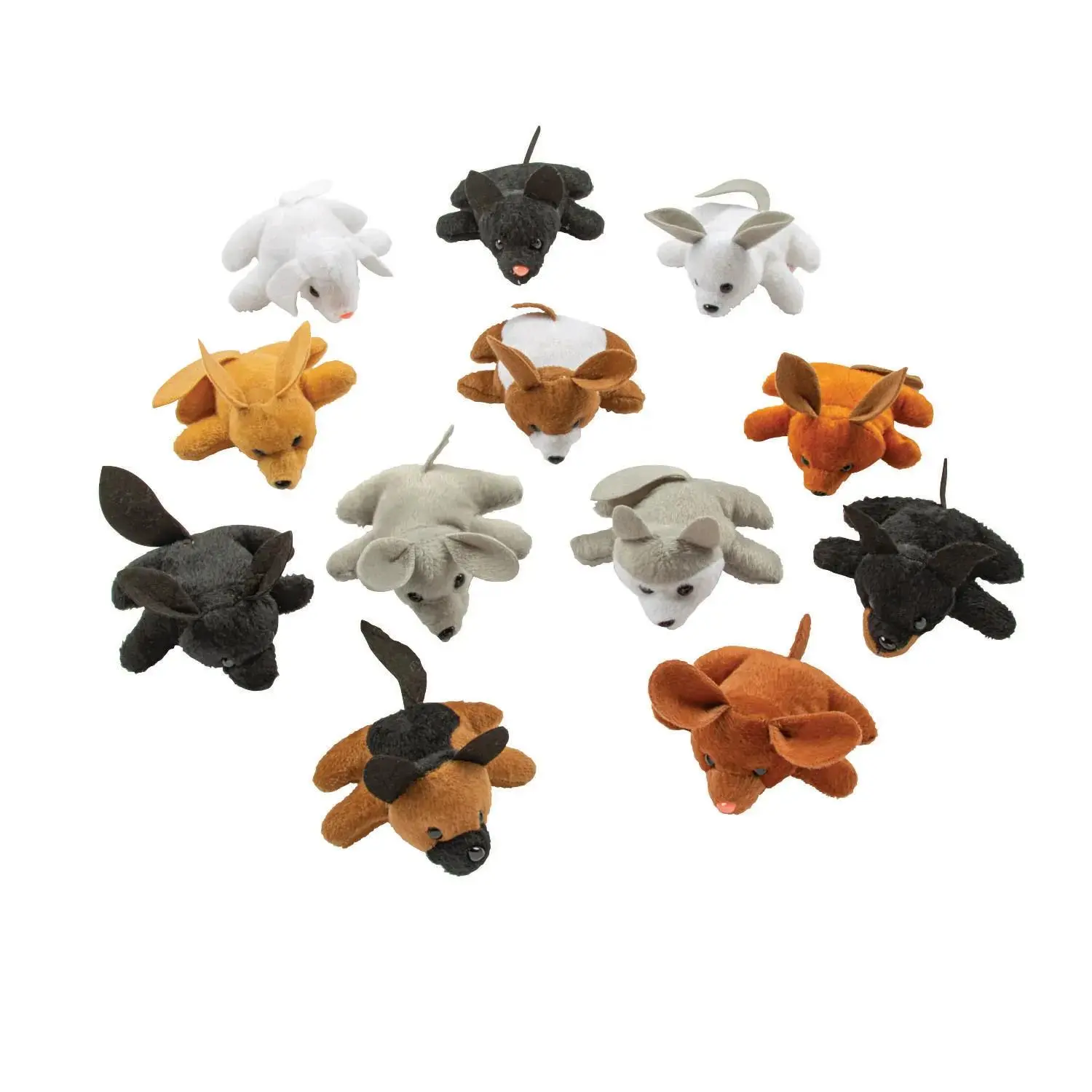 Mini Stuffed Dog Pound Collection - 24 Pc.