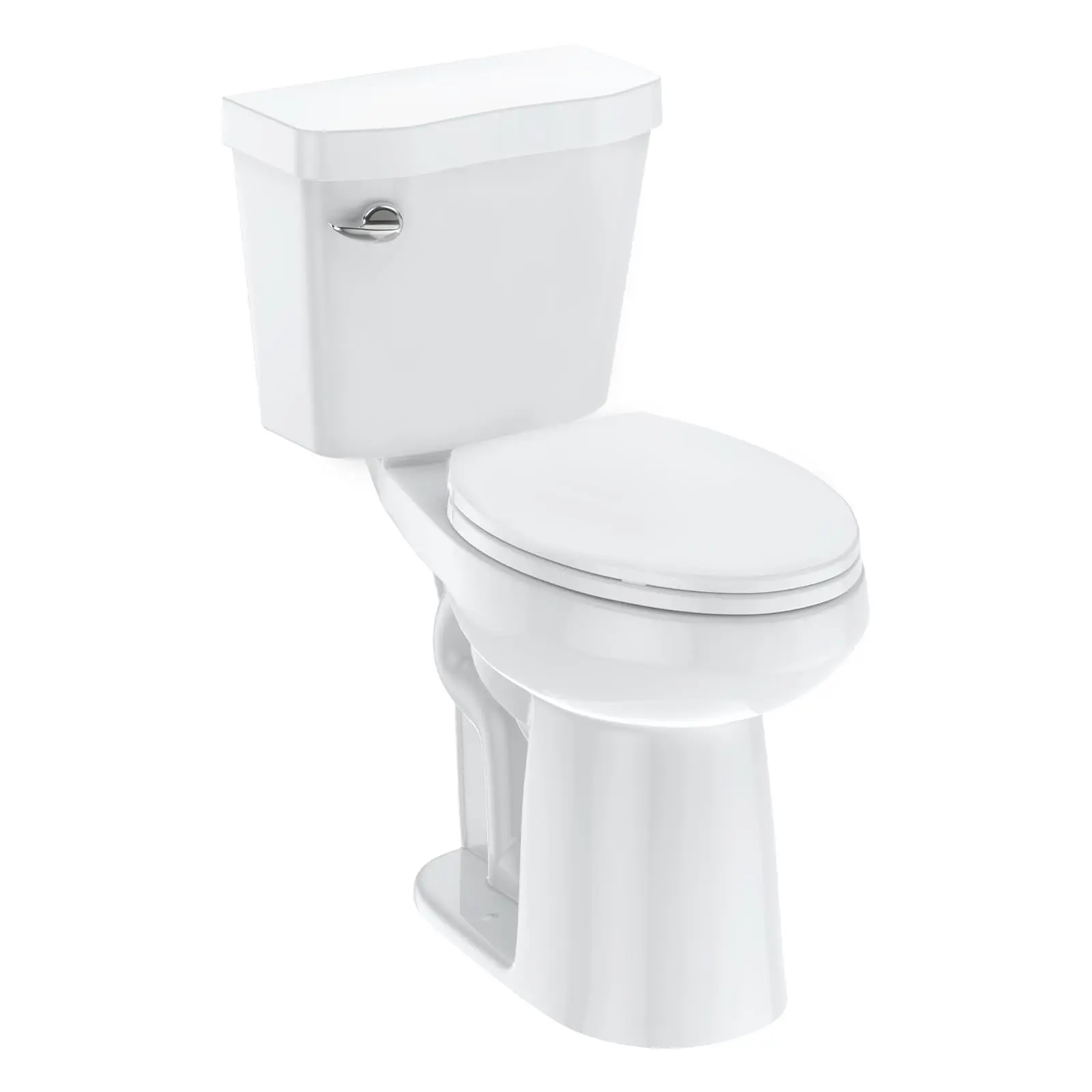 【Christmas Deal】GARVEE Two-Piece Toilet Collection with 19" and 21" Models, Round and Elongated Bowls, Universal Height ADA Compliance, Dual and Siphonic Flush Systems, Soft Close Seats, Cotton White Finish for Bathrooms
