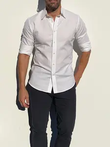Stretch Royal Oxford - White
