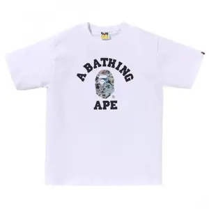 BAPE Floral Camo College Tee White