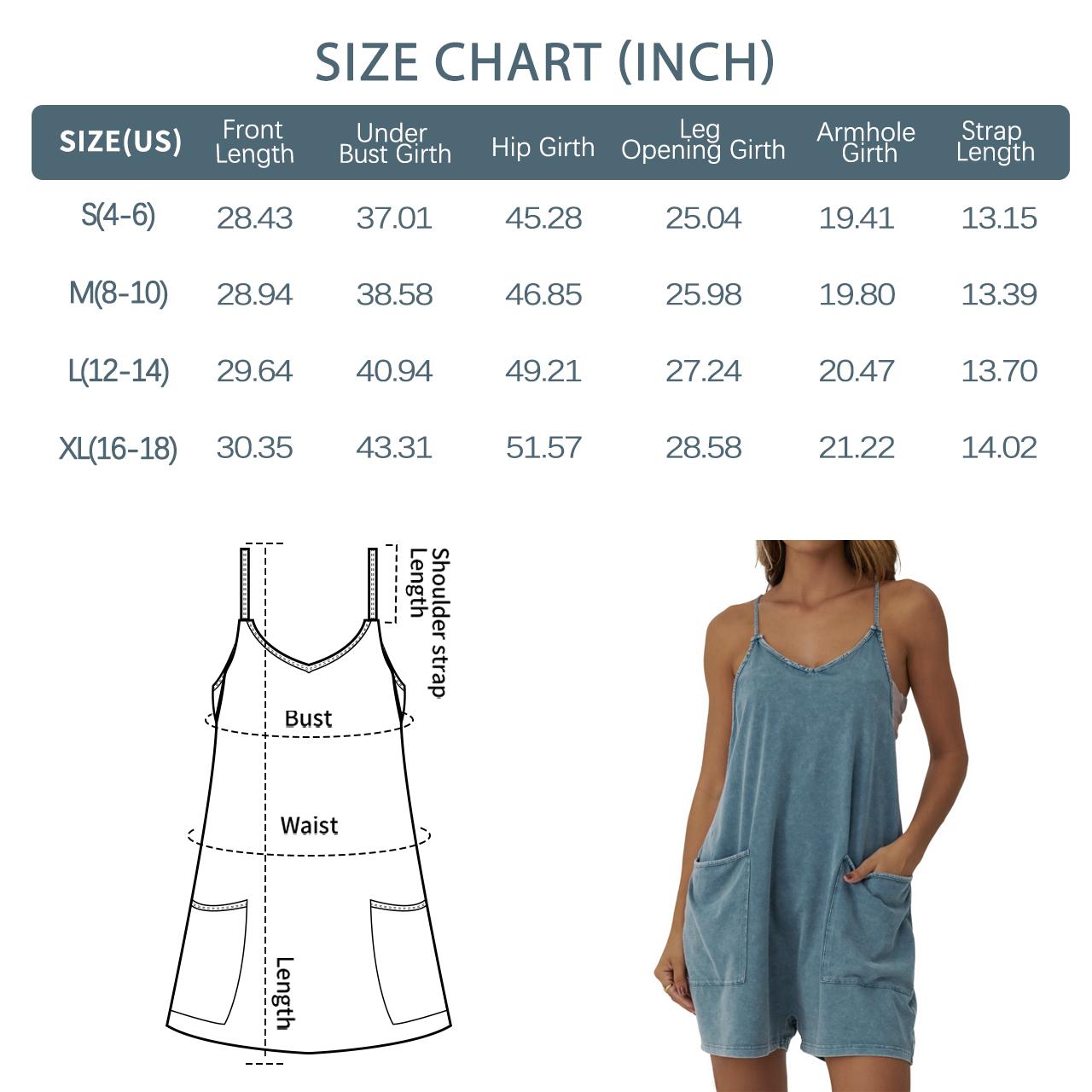 AUTOMET Fade Craft Loose Romper- Vintage Acid Wash Womens Sleeveless Casual Summer Spaghetti Strap Overalls Shorts Jumpsuit with Pockets