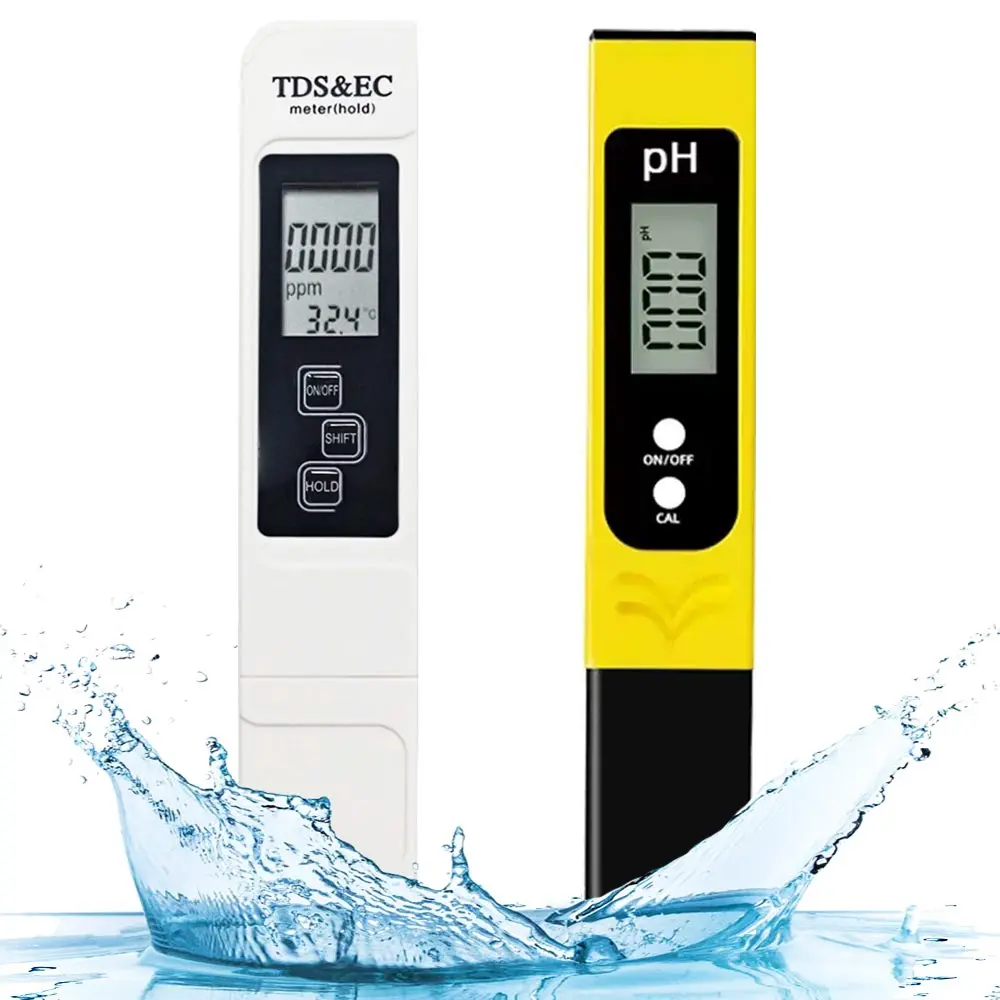 High Precision Digital Ph Tds Ec Meter for Water Testing, Water Quality Tester, Accurate Ph Pen Range 0-14.00 with 0.01 Precision, Ideal for Aquariums, Hydroponics, Ro Systems, Swimming Pool