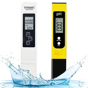 High Precision Digital Ph Tds Ec Meter for Water Testing, Accurate Ph Pen Range 0-14.00 with 0.01 Precision, Ideal for Aquariums Hydroponics Ro Systems