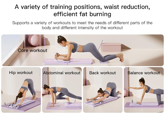 UMAY Multi-functional Ab Exercise Board, Home Pilates Reformer, Ab Workout Equipment for Core Strength Training Foldable for Home Gym Fitness UMAY Multi-functional Ab Exercise Board, Home Pilates Reformer, Ab Workout Equipment for Core Strength Training Foldable for Home Gym Fitness