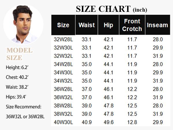 COOFANDY Men Classic Fit Dress Pant Casual Wrinkle Flat Front Pant Stretch Suit Pant