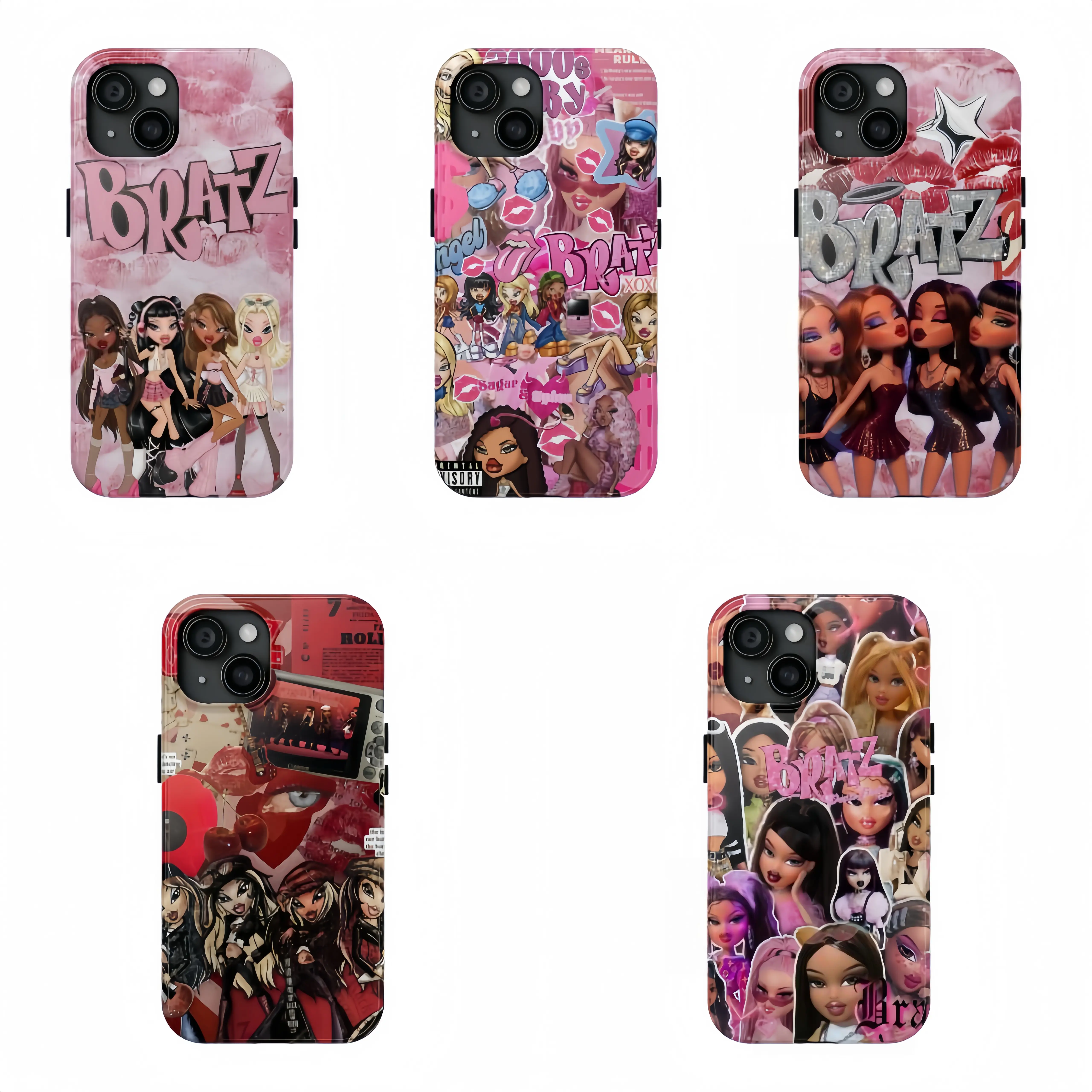 Bratz iPhone 17, Pro Maxケース B-Bratz Girl Phone Case|Y2k Girl Phone Case|Gifts For Women |Cartoon
