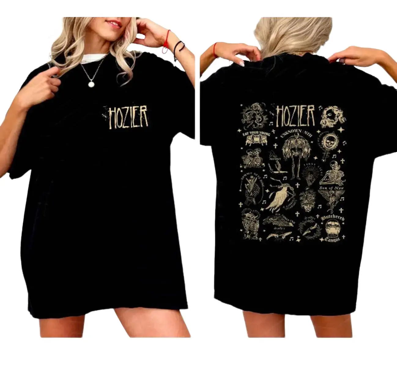 Unreal Unearth Tour Sweatshirt, Hozier Tour Shirt, Vintage Unreal Unearth Unisex T-shirt Sweatshirt Cotton Crewneck Top Womenswear