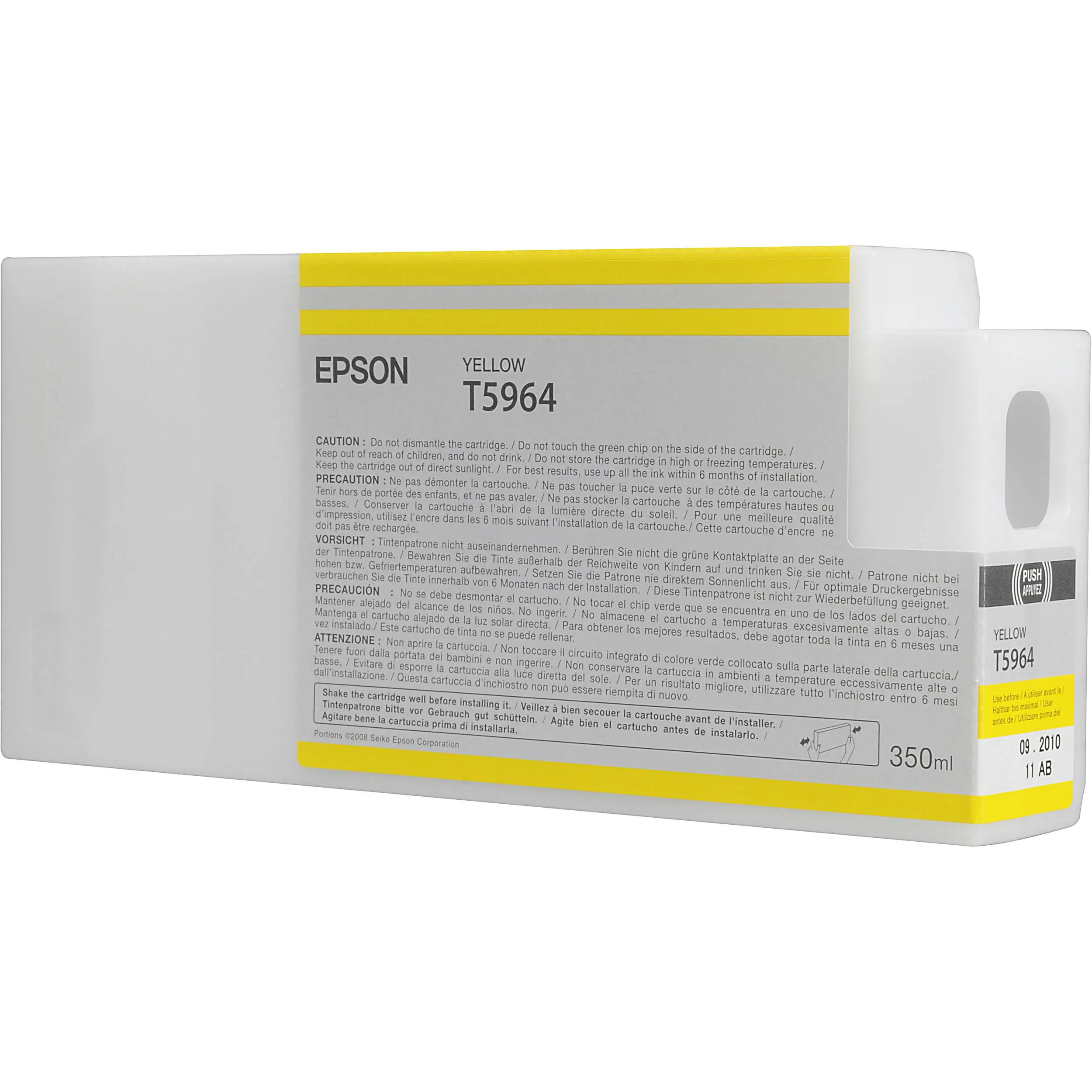 Epson T596400 Yellow Pigment Ink Cartridge – Compatible | Castle Ink
