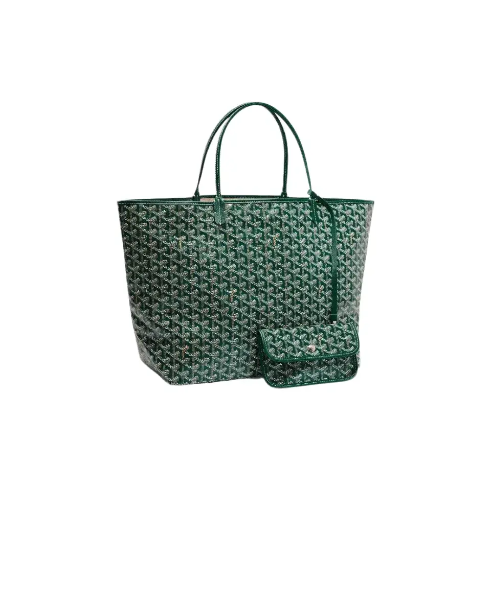 Pre-owned Goyard Saint Louis PM Green Tote, Pre Loved Luggage & Bag for Everyday Use