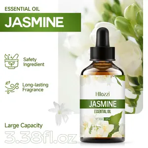 1pc 100ML Jasmine Essential Oil for Diffusers, Humidifiers, Home, Living Room, Bedroom, Bathroom, Improve Air Quality, Relieve Stress