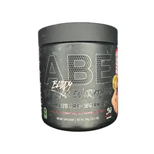 ABE All Black Everything Pre Workout Powder with Baddy Berry, 30 Servings - Dietary Supplement for Sports & Energy - Edible pre workout