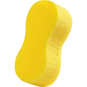 Large Thick Car Wash Sponge, Easy Grip High Foam Scrubber, All Purpose Giant Bone Cleaning Sponges for Car Kitchen Bathroom Household Cleaning