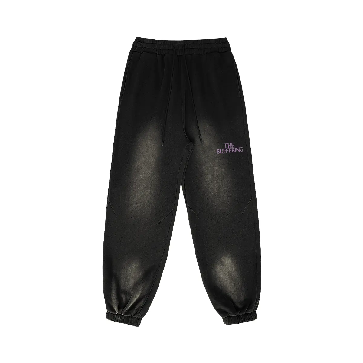 1973 The Suffering Sun-Faded Sweatpants, Sporty Chic Baggy Fit Urban Wear, Extra Thickness with Pockets (Sports & Outdoor Bottoms)
