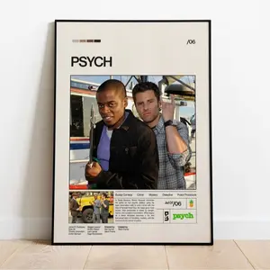 America Psych Art Poster, Contemporary Wall Decor, Modern Home Aesthetic, Interior Decoration Print