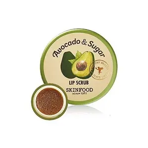 SKINFOOD Avocado Rich Lip Scrub 14g - Removes Dead Skin and Lip Nourishing,...