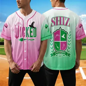 Wicked Movie Baseball Jersey, Wicked Musical Gift, Wicked Merch Baseball Jersey