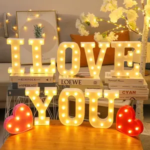 LED Marquee Letter Lights & Numbers - Light Up A-Z Alphabet & 0-9 Signs for Birthday, Wedding & Proposal Decorations - Aesthetic Party & Room Decor
