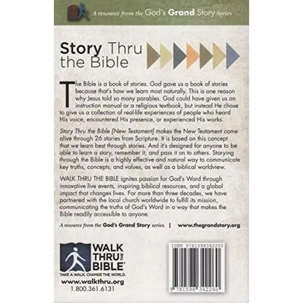 USED Book - Story Thru the Bible: New Testament: An Interactive Way to Connect with God's Word: A Journey in Story from Walk Thru the Bible (26 Stories from the New Testament) by Walk Thru the Bible (Paperback)