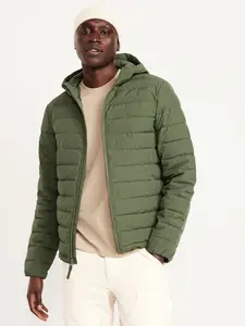 Old Navy Men's Water-Resistant Narrow-Channel Nylon Puffer Jacket