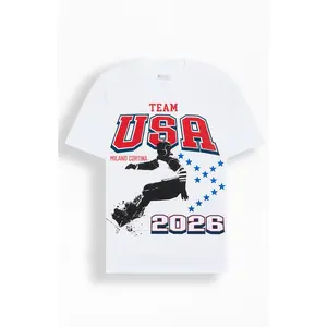 Olympics Men's Milano Cortina Team USA Snowboarding Stars T-Shirt - Multicolor
