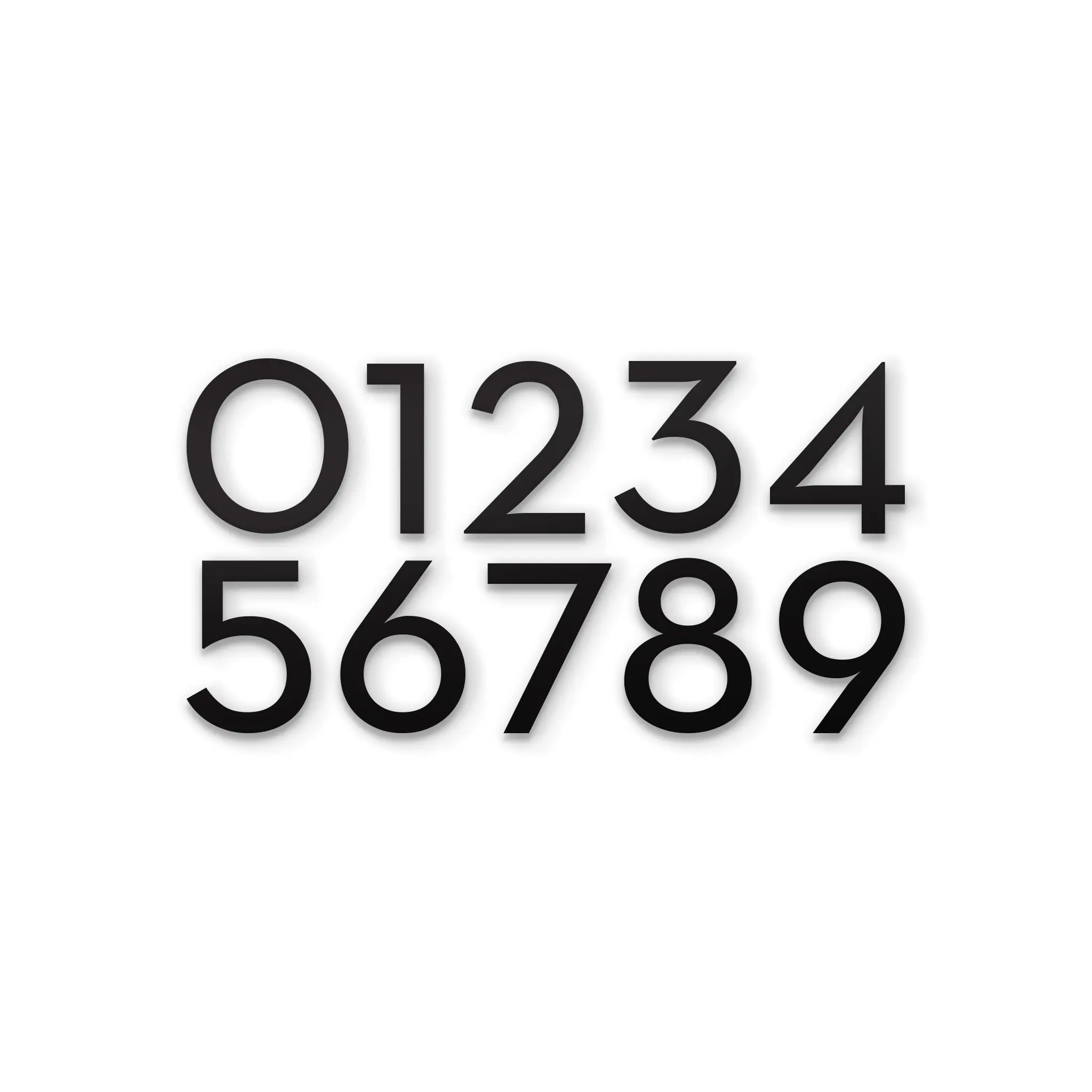 4" Magnetic House Numbers -