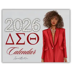 2026 Delta Sigma Theta Calendar by Inspired By Mona