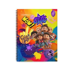 3D Adventure Fun & Playful Notebook for Kids - 110 Lined Pages