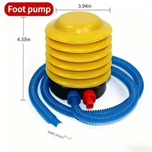 102-Inch 3-Layer Inflatable Pool with Foot Pump, Thick PVC Material, Ideal for Summer Relaxation, Perfect for Couples, Families, Travel, Camping, Portable Swimming Pool