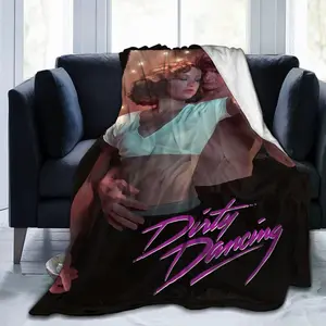 Dirty Dancing Movie Camping Blanket – Cozy and Lightweight Flannel Throw for Bed, Sofa, and Travel, Perfect for Fans of the Classic Romance Film, Great for Outdoor Trips or Relaxing Indoors