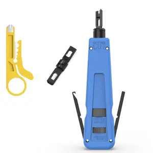 Punch Down Impact Tool with 110 and 66  Network Wire Cable Cat6/Cat5e Telephone Terminal Insertion Tools