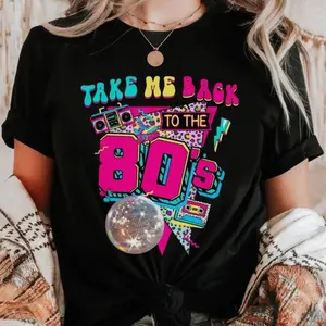 Take Me Back to the 80s – Retro Women's Shirt Printed in South Carolina, USA
