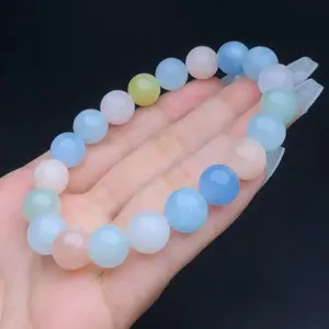 Wholesale 1pcs morganite crystal jewelry bracelet Women's gift Birthday gift bangle bracelet