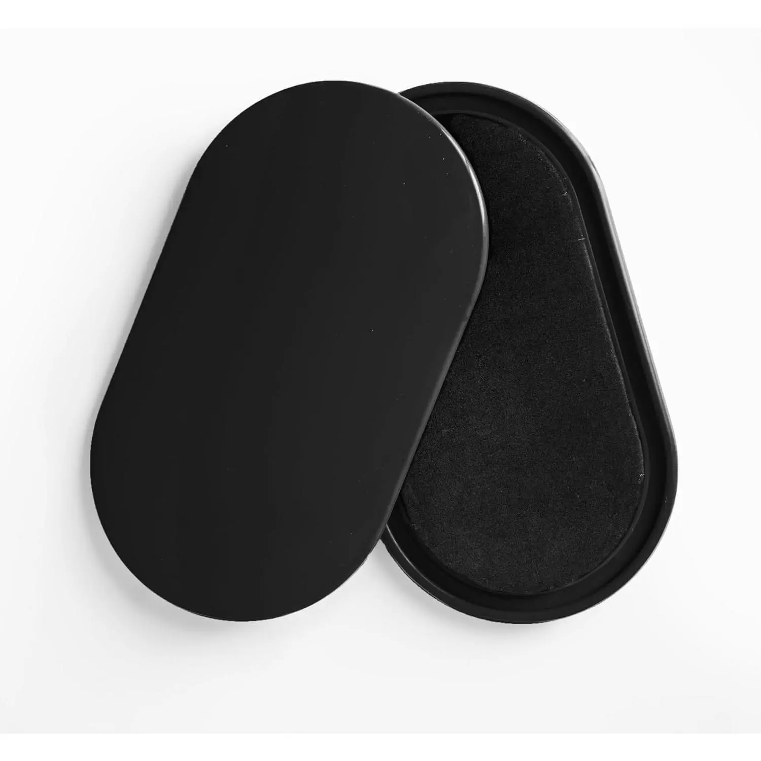 Fitness Slider - Conditioning Sliders - Easy to Use on Carpet - Core and Pilates Exercise Equipment - At Home Workout Gear - 9" long x 5" wide x 0.5" thick - Pack of Two