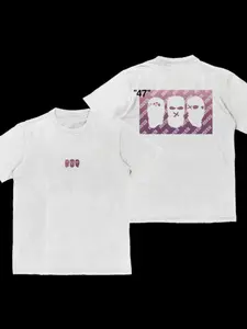 OMERTA themed Japanese-style trendy T-shirt suitable for both men and women, featuring a sporty short-sleeved design.