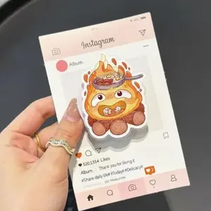 Cute Cartoon Phone Grip, Kawaii Character Phone Holder, Funny Anime Aesthetic Phone Stand, Cute Phone Accessory Gift