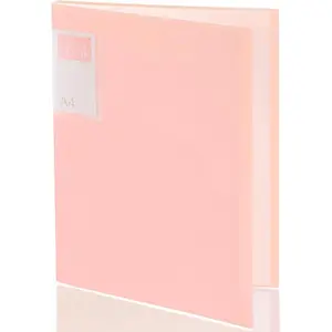 Pastel Binder with Clear Plastic Sleeves, 30 Pockets, Display 60 Pages, Portfolio Presentation Folders for Documents, Recipe, Art, Certificate, Letter/A4 Size, 1 Pack -