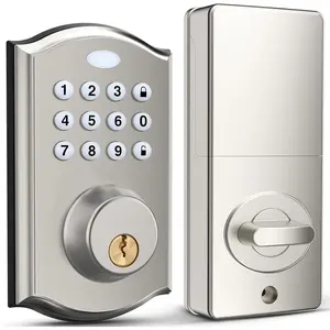 Keyless Entry Door Lock -  Door Lock with Keypad,  Deadbolt Lock with Auto Lock,    Lock, Easy to Install, Ideal for Front Door,  Use, Apartment -  M19