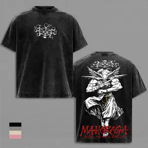 Mahoraga Jujutsu Kaisen Anime Graphic Tee Vintage Washed Shirt Unisex Streetwear Mahoraga Anime Shirt JJK Shirt Divine General Tee Anime Clothing Gift for Anime Lovers Fans