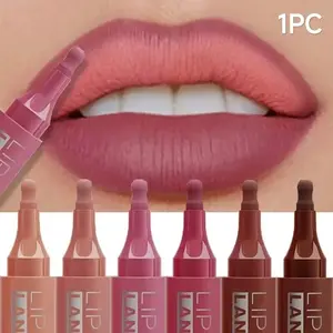 1PC Matte Lipliner Is Durable, Waterproof, Non Fading, Smooth and Easy To Apply, Suitable for Daily Makeup, Lip Liner Stain, Liquid Lip Liner