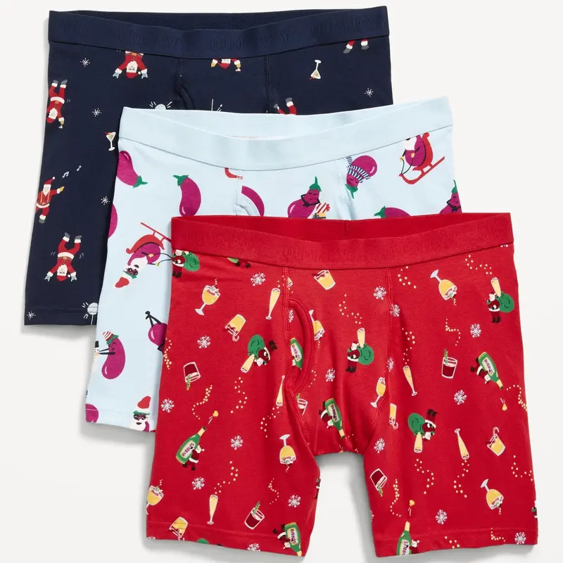 Old Navy Men's 3-Pack Soft-Washed Boxer Briefs -- 6.25-inch inseam