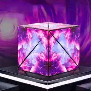 3D Shifting Purple Cube - Fun for All - Unique Design