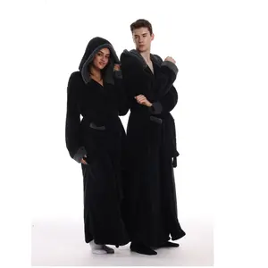 Couple Bathrobe Towel Set Piece, Thick Long Fiber Home Wear, Large Size, Comfortable and Cozy, Perfect for Couples' Use