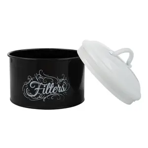 Cub&Bolt Coffee Filter Holder Storage 5.25In x 5.25In Coffee Filter Container | Coffee Filter Holders for Percolator Coffee Filters | Airtight Coffee Filter Storage for Coffee Filters 8-12 cup