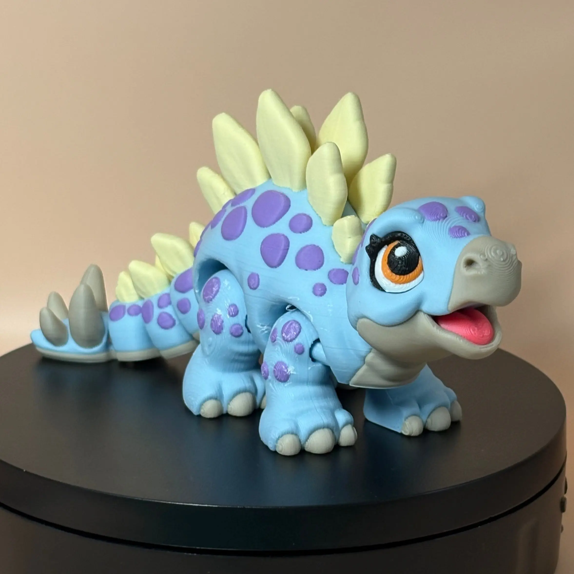 Stegosaurus Dinosaur Figurine | Articulated Prehistoric Pal | Flexible Dinosaur Desk Gift