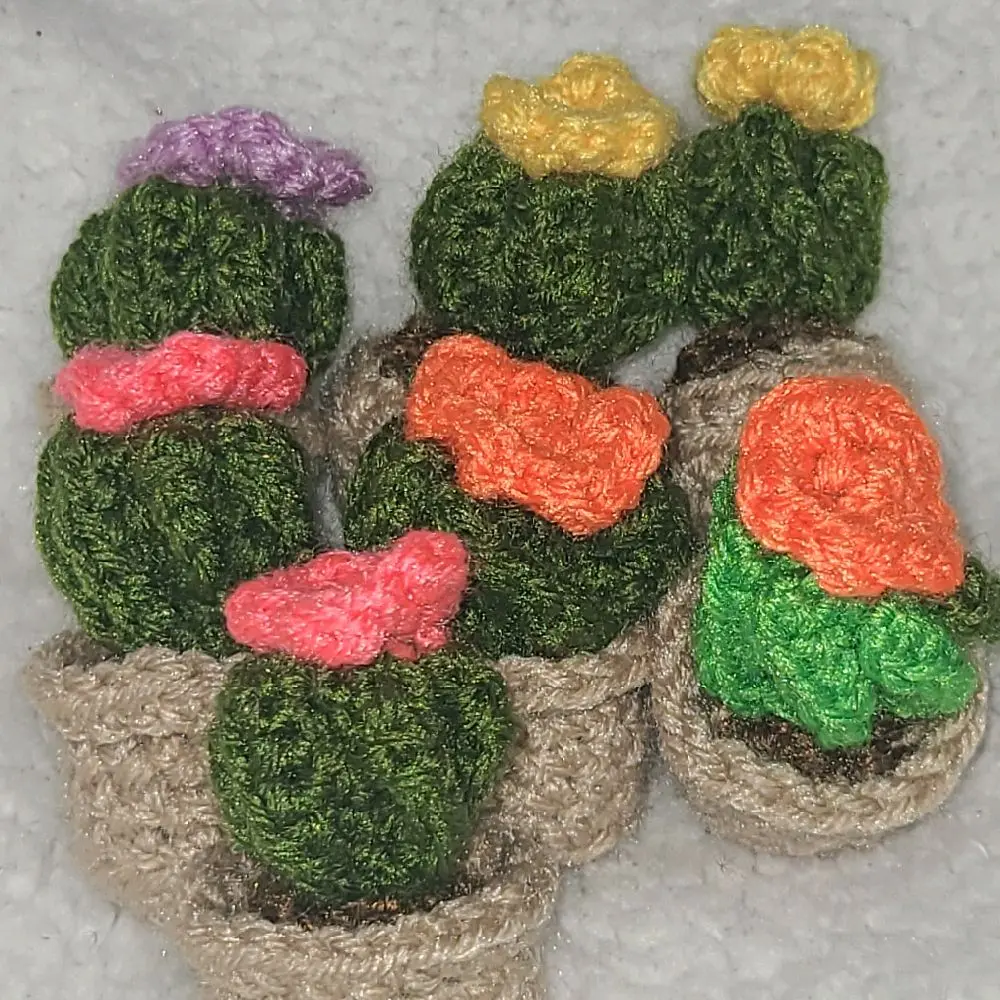 Handmade Crochet Mini Cactus and Succulents!