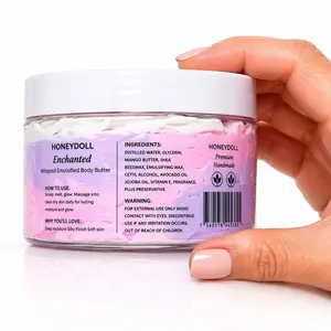 Enchanted Emulsified Body Butter with Berries Citrus Peach and Musk Fragrance - Body Care whipped