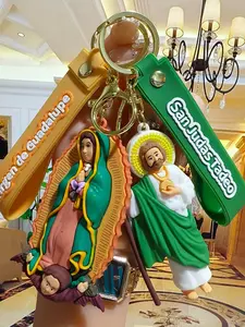 New Jesus Keychain, Premium 3D Key Ring, Bag Charm, Small Gift, Carry Your Faith, Perfect for Believers, Stylish Accessory