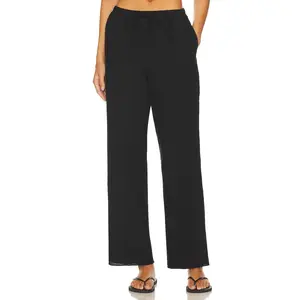 SNDYS Linen Pants in Black